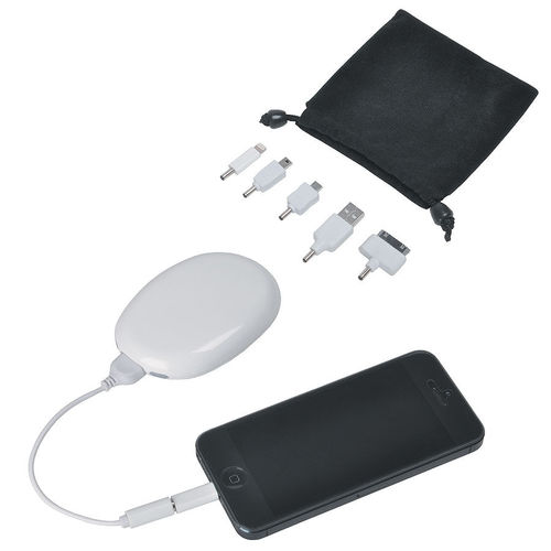 Универсальное зарядное устройство-подставка для смартфона Handy (2000мАh), 5,8х8,4х2,1см, пластик