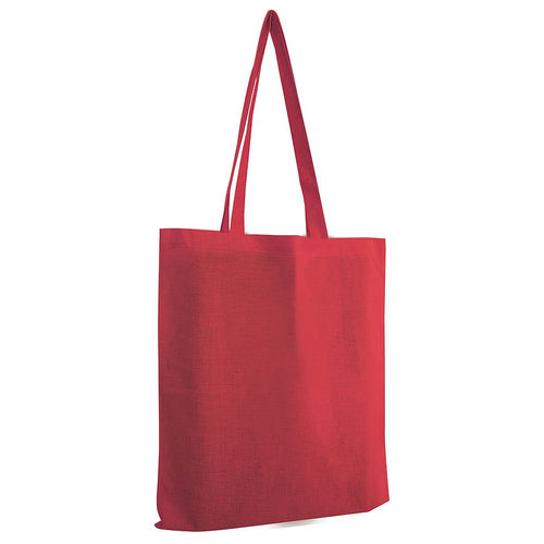 Сумка для покупок из хлопка Eco; красный; 38х42 см; 100% хлопок; шелкография