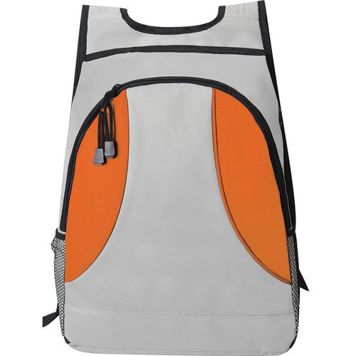Рюкзак Game; серый с оранжевым; 31х36x14 см; полиэстер;