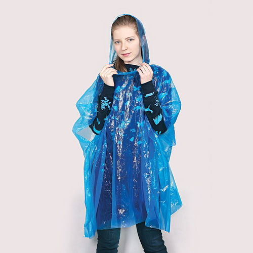 Дождевик Promo; синий; универсальный размер, D=6,3 см; полиэтилен, пластик