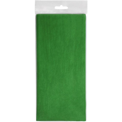 Упаковочная бумага Тишью, зеленый, 10 листов в упаковке, размер листа 50*75 см